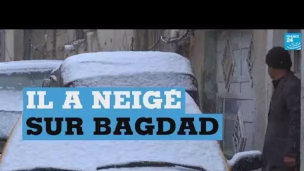 Irak : Bagdad s'est réveillée sous la neige