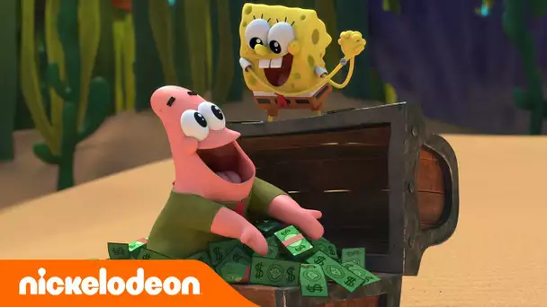 Kamp Koral | Bob l'éponge et Patrick sont MÉGA riches ! | Nickelodeon France