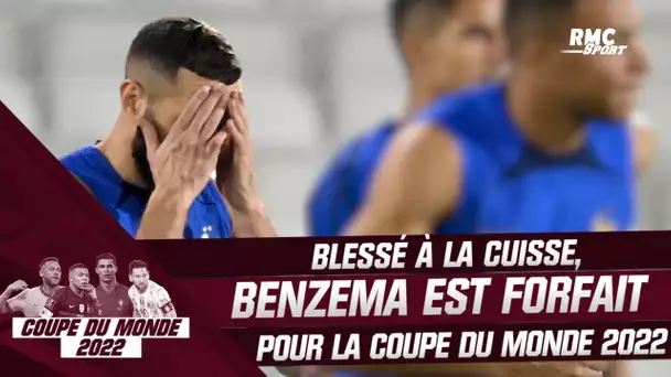 Equipe de France : Blessé, Benzema forfait pour la Coupe du monde 2022 !