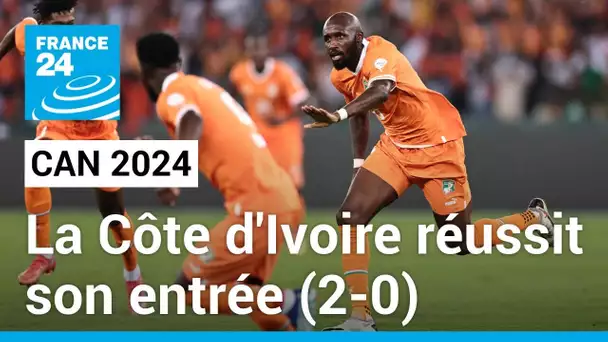 CAN 2024 : La Côte d'Ivoire réussit son entrée face à la Guinée-Bissau (2-0) • FRANCE 24