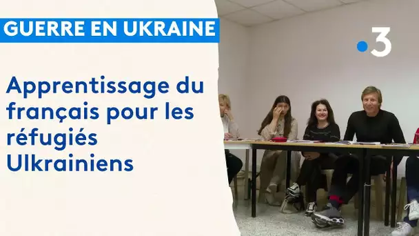 À Nice, l'apprentissage du français et l'art comme moyens d'expression pour les réfugiés ukrainiens