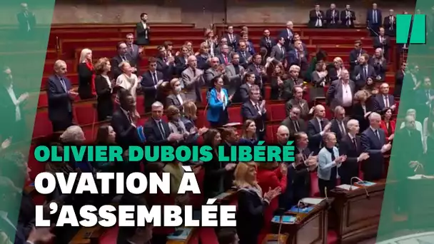 Le journaliste Olivier Dubois libéré, standing ovation à l'Assemblée nationale