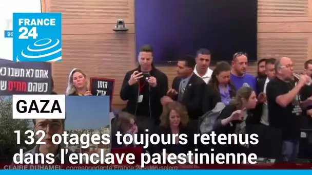 En Israël, les familles d'otages plaident pour un accord • FRANCE 24