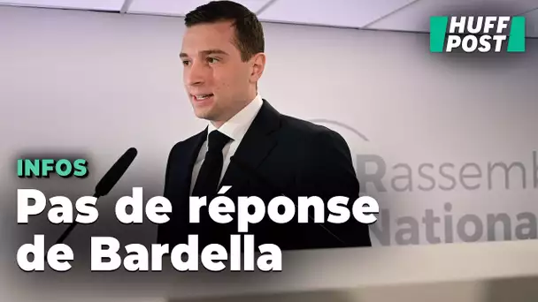 Après les débats, Bardella fuit aussi les questions de la presse… en conférence de presse