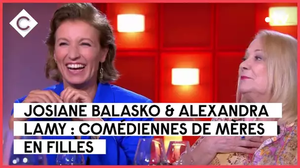 Josiane Balasko et Alexandra Lamy - C à Vous -19/09/2022