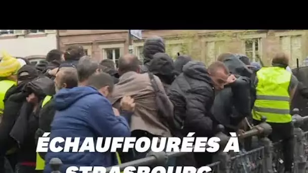 L'acte 24 des gilets jaunes a débuté calmement avant de dégénérer à Strasbourg