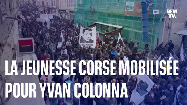 La jeunesse corse mobilisée pour Yvan Colonna