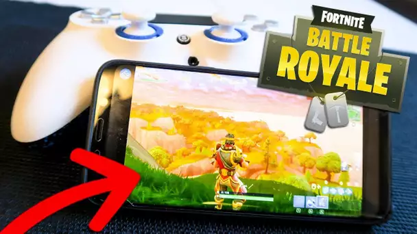 JOUER À FORTNITE SUR SON TÉLÉPHONE ! (TABLETTE)