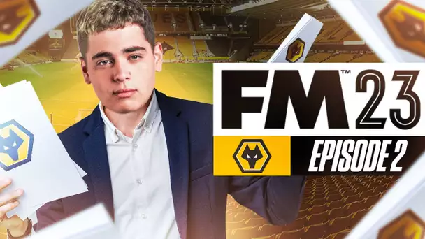 UNE REMONTÉE LONGUE & DIFFICILE POUR LES WOLVES (Football Manager) #2