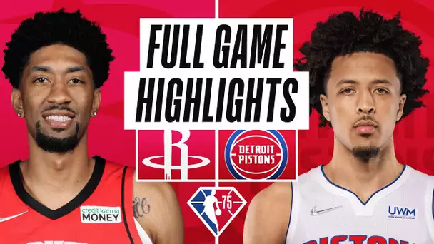 ROCKETS at PISTONS | FULL GAME HIGHLIGHTS | December 18, 2021