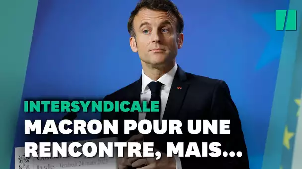 Retraites : Macron se dit « à la disposition de l’intersyndicale »