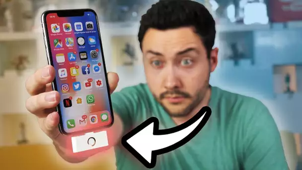 Un iPhone X avec un vrai Bouton Home !