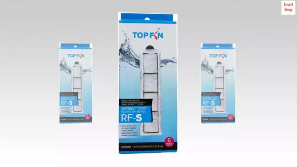 Top Fin Retreat RF-S Filter Cartridges (Small) Refill for Desktop Aquariums with Small Retreat