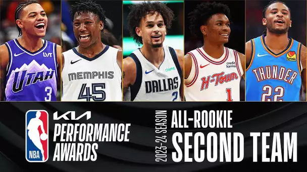 The BEST Of The 2023-24 Kia NBA All-Rookie Second Team!