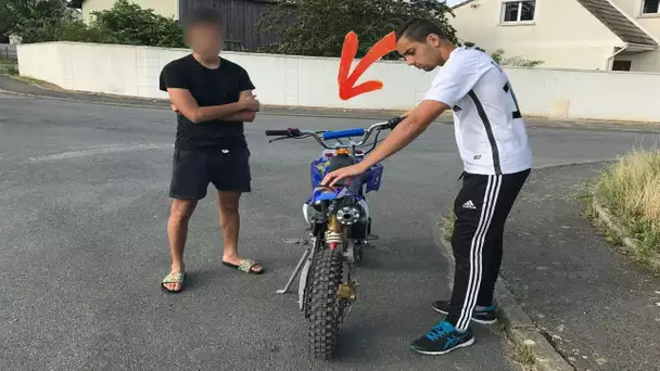 J&#039;AI DONNÉ LA MOTO CROSS A UN ABONNÉ ! YASSINE EST FURIEUX  😡