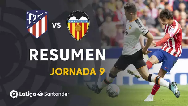 Resumen de Atlético de Madrid vs Valencia CF (1-1)