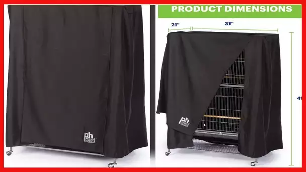 Prevue Pet Products Universal Bird Cage Cover, Dark Colored Drape for Animal Crate, Night Cover