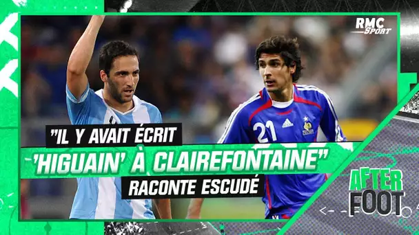 Equipe de France : "Il y avait écrit 'Higuain' sur la chambre à Clairefontaine" raconte Escudé