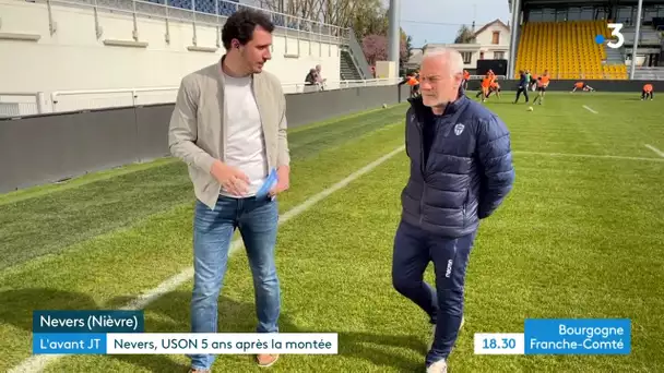 18h30 - USON Nevers Rugby, 5 ans après la montée en Pro D2