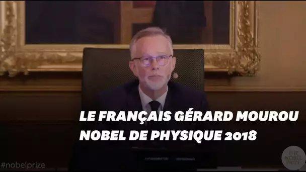 Le Français Gérard Mourou prix Nobel de physique 2018, avec un Américain et une Canadienne