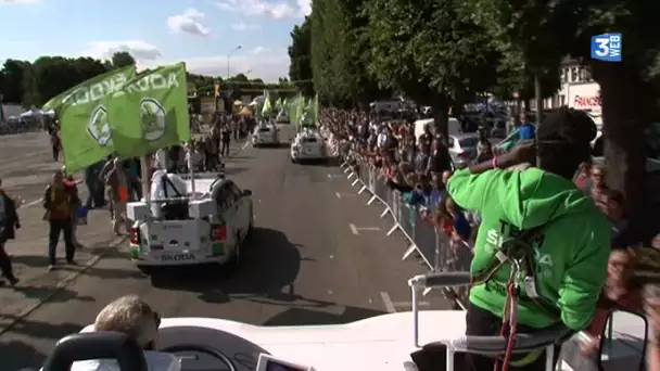 Tour de France  2015 : aux couleurs de la caravane Skoda