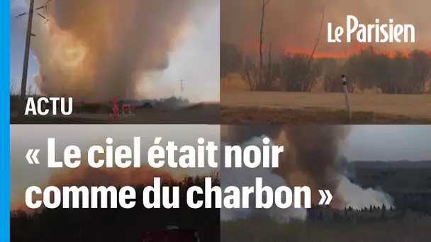 Feux de forêt au Canada : 400 000 hectares partis en fumée, les évacués témoignent