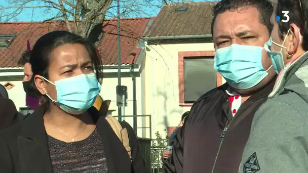 Toulouse : mobilisation à l'école Marie et Pierre Curie pour deux familles menacées d'expulsion