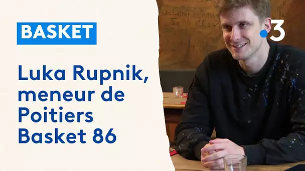 Luka Rupnik, meneur de Poitiers Basket 86