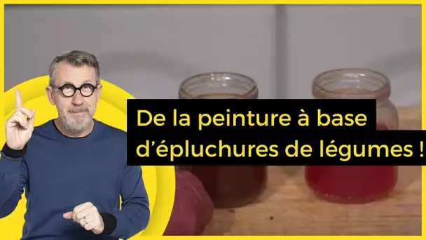 De la peinture à base d’épluchures de légumes ! - C Jamy