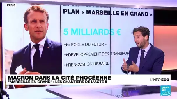France : le président Macron lance l'acte II du plan "Marseille en grand" • FRANCE 24