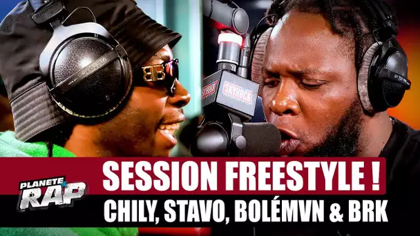 SESSION LIVE avec Chily, Bolémvn, Stavo & BRK ! #PlanèteRap