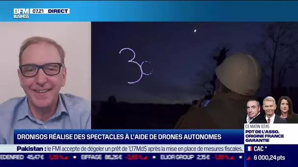 Jean-Dominique Lauwereins (Dronisos) : Les drones, une alternative aux feux d’artifice ?