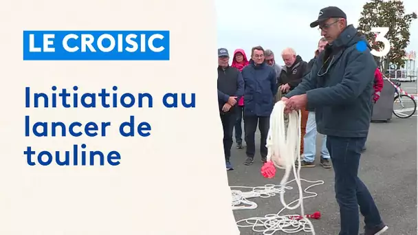 Cours de lancer de  touline au Croisic