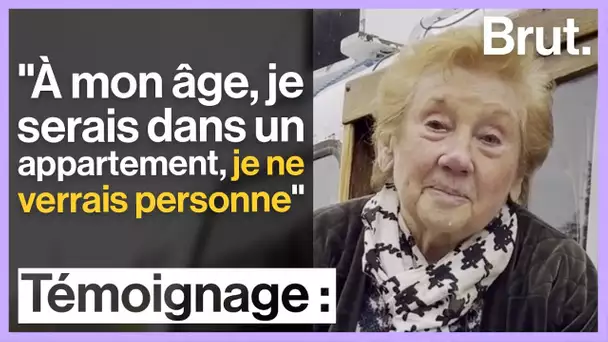 Charlette, 90 ans, doyenne du port de l'Arsenal à Paris