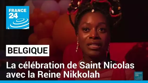 En Belgique, la Reine Nikkolah : version féminine et noire de Saint Nicolas • FRANCE 24