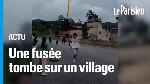 La chute d’un morceau de fusée sème la panique dans un village en Chine