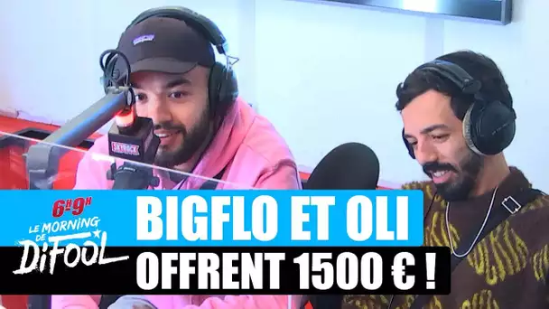 Bigflo et Oli offrent 1500€ à une auditrice ! #MorningDeDifool