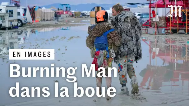 Etats-Unis: les 70 000 festivaliers de Burning Man piégés par la boue
