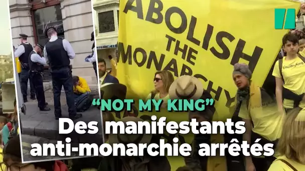 Avant le couronnement de Charles III, des manifestants anti-monarchie arrêtés
