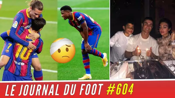 MESSI fait briller GRIEZMANN, grave blessure pour Ansu FATI, l'anecdote sympa sur Cristiano RONALDO