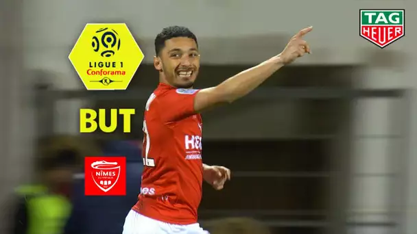 But Yassine BENRAHOU (4') / Nîmes Olympique - Dijon FCO (2-0)  (NIMES-DFCO)/ 2019-20