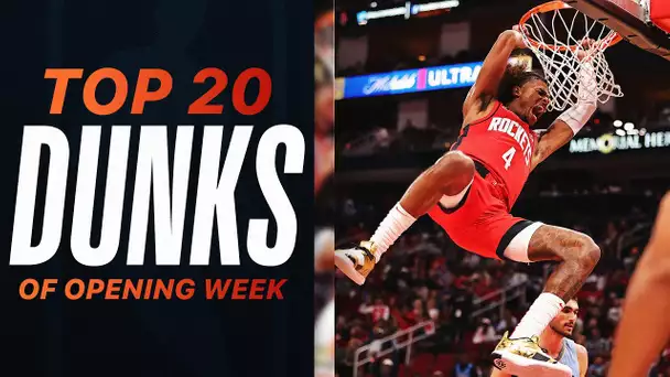 Top 20 Dunks of NBA Opening Week 😲🔥