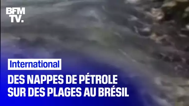 Brésil: de mystérieuses nappes de pétrole sur plus de cent plages