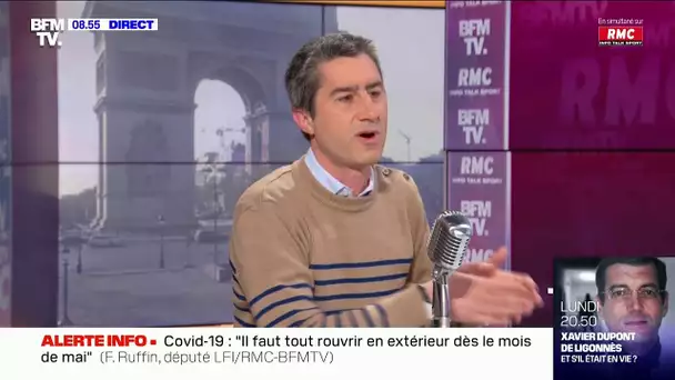 François Ruffin face à Jean-Jacques Bourdin sur RMC et BFMTV