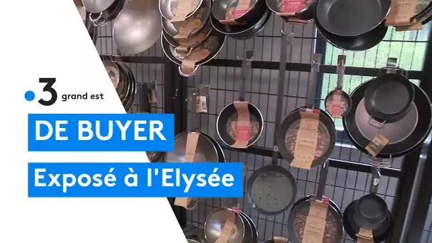 De Buyer industries présente à l'Elysée sur une exposition du Fabriqué en France