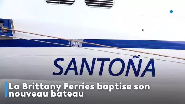 La Brittany Ferries baptise son nouveau bateau