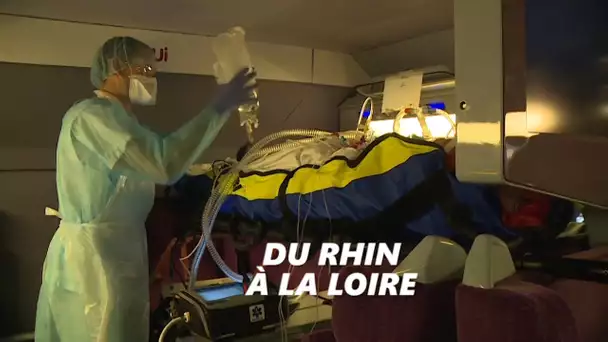 Un TGV médicalisé a transporté ses premiers patients