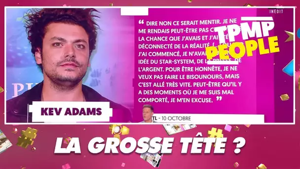 Kev Adams avoue dans une interview avoir attrapé la grosse tête