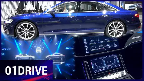 Nouvelle Audi A8 : son intérieur de luxe nous en met plein les yeux sur la high-tech