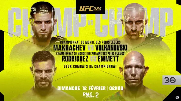 Bande-annonce : Makhachev vs Volkanovski, le choc des meilleurs combattants (12 février RMC Sport 2)